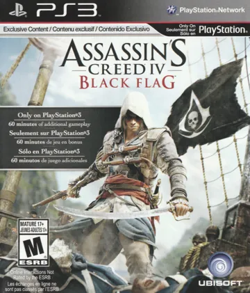 Assassin's Creed IV - Black Flag (USA) (Pre-Order Theme) box cover front